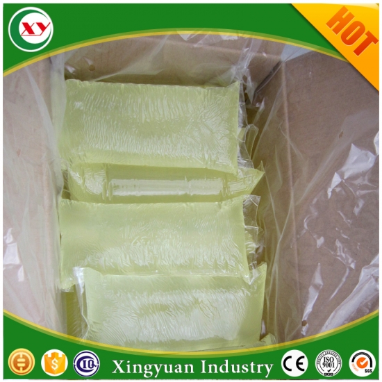 Structure hot melt glue for female sanitary pads