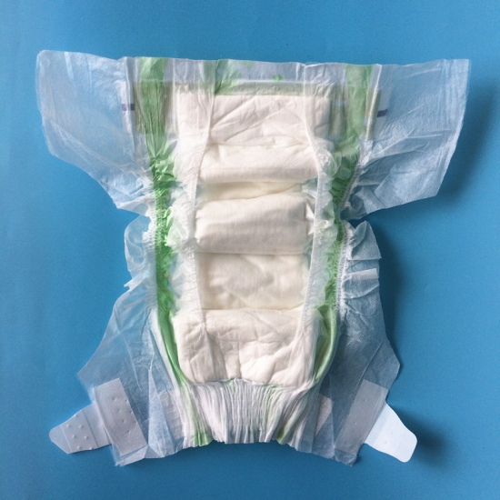 Disposable organic cotton baby diapers