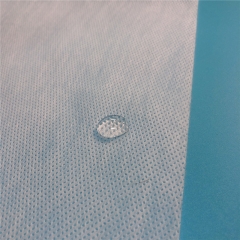 Raw material SMS water proof hydrophobic nonwoven fabric for baby diaper and sanitary napkin making